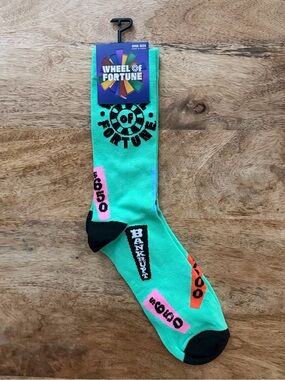 5/$20 NEW Adult Wheel of Fortune Socks